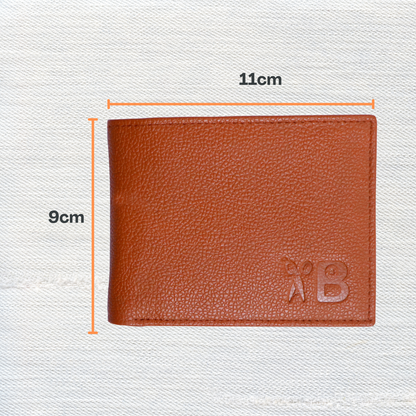 Grabbish Textured Brown Leather Men's Wallet: A Timeless Statement of Style