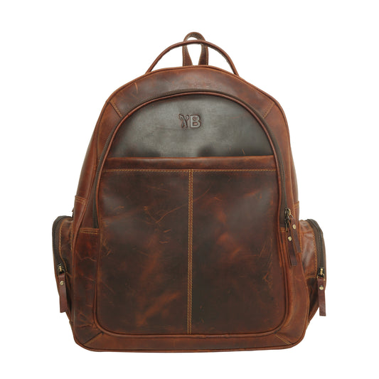 Premium Leather Backpack: Stylish, Durable, and Functional | Ideal for Travel, Work, and Everyday Use