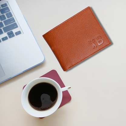 Grabbish Textured Brown Leather Men's Wallet: A Timeless Statement of Style