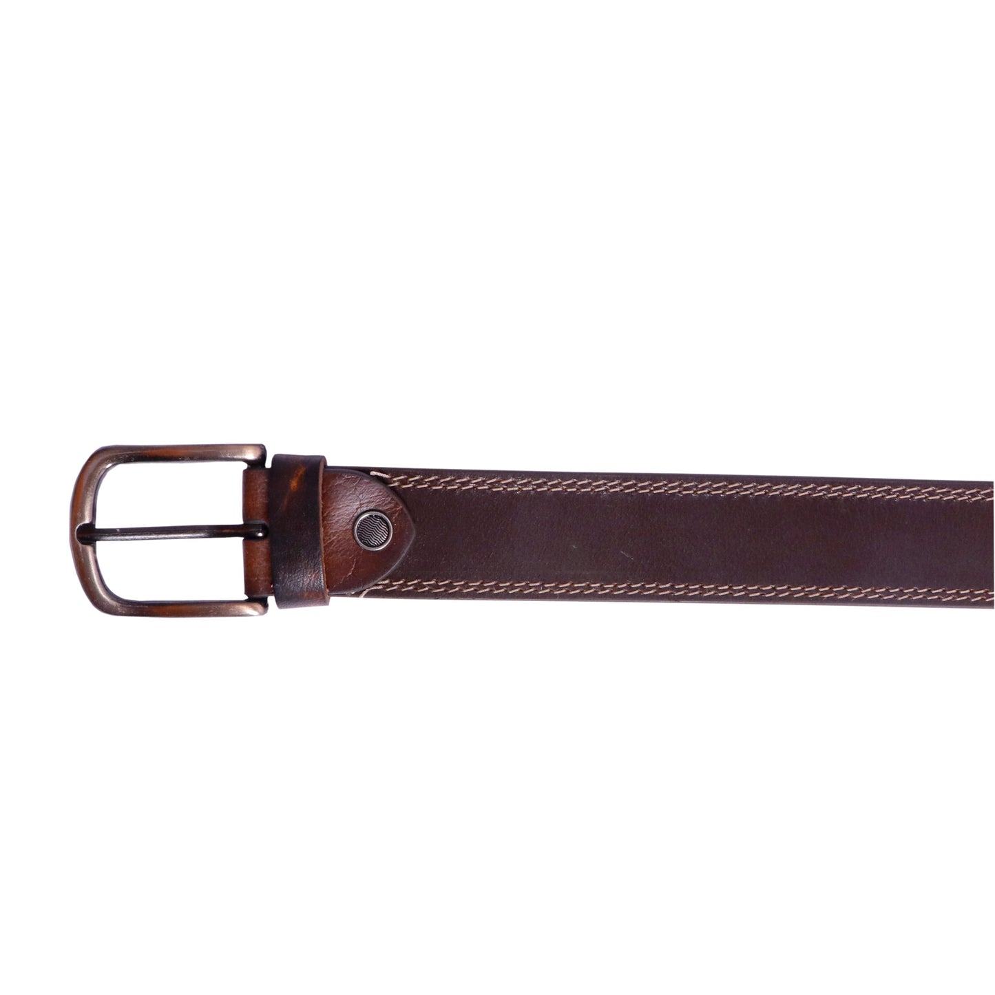 Pure Leather Belt for Men | Dark Brown Colour | Trendy Design | Stylish Buckle