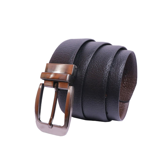 Dual-Tone Mastery: The Reversible Men's Leather Belt for Versatile Elegance