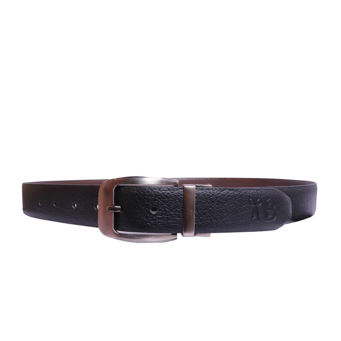 Dual-Tone Mastery: The Reversible Men's Leather Belt for Versatile Elegance