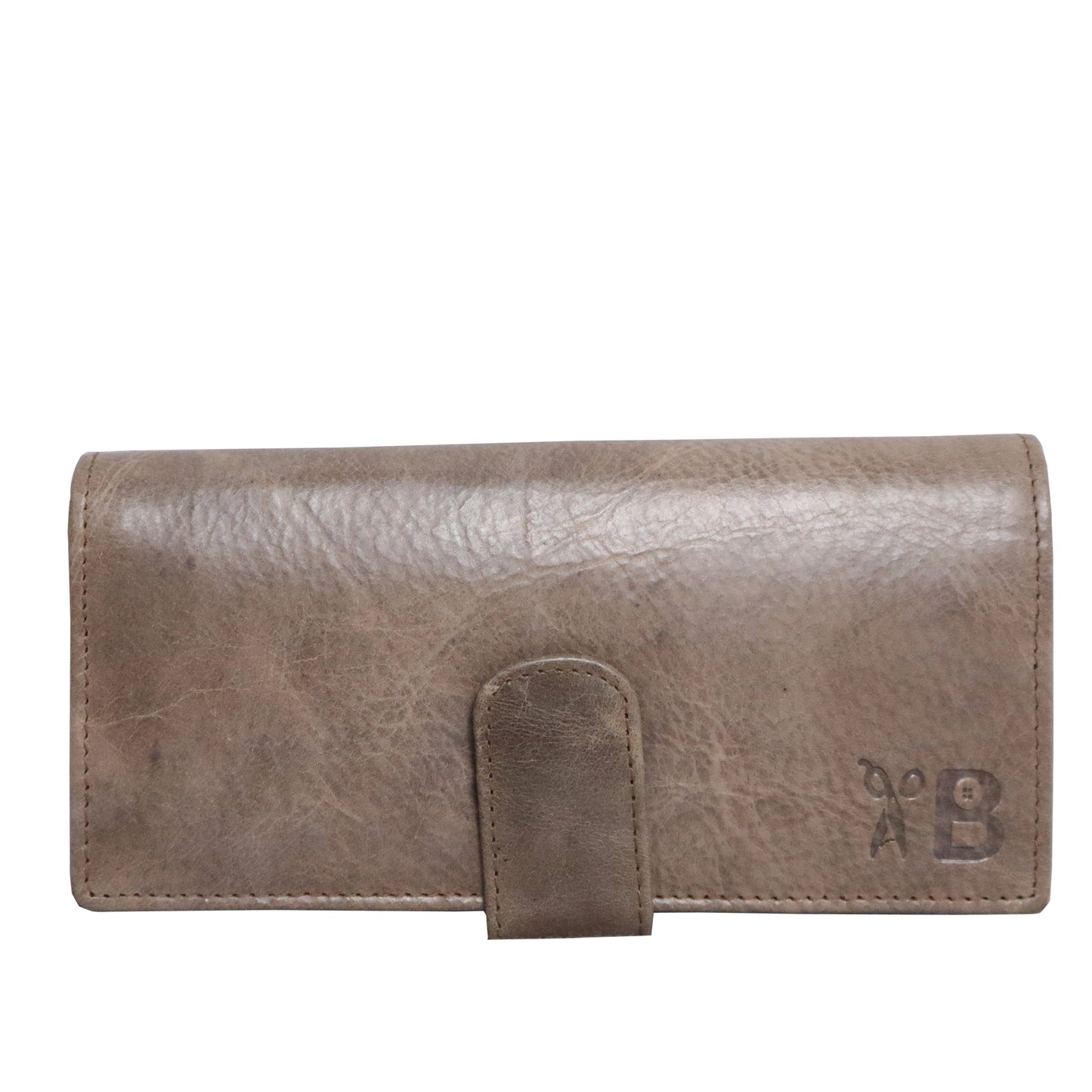 Stylish Leather Wallet for Women | Grey Colour | Ample Space for Cards, Cash, Mobile