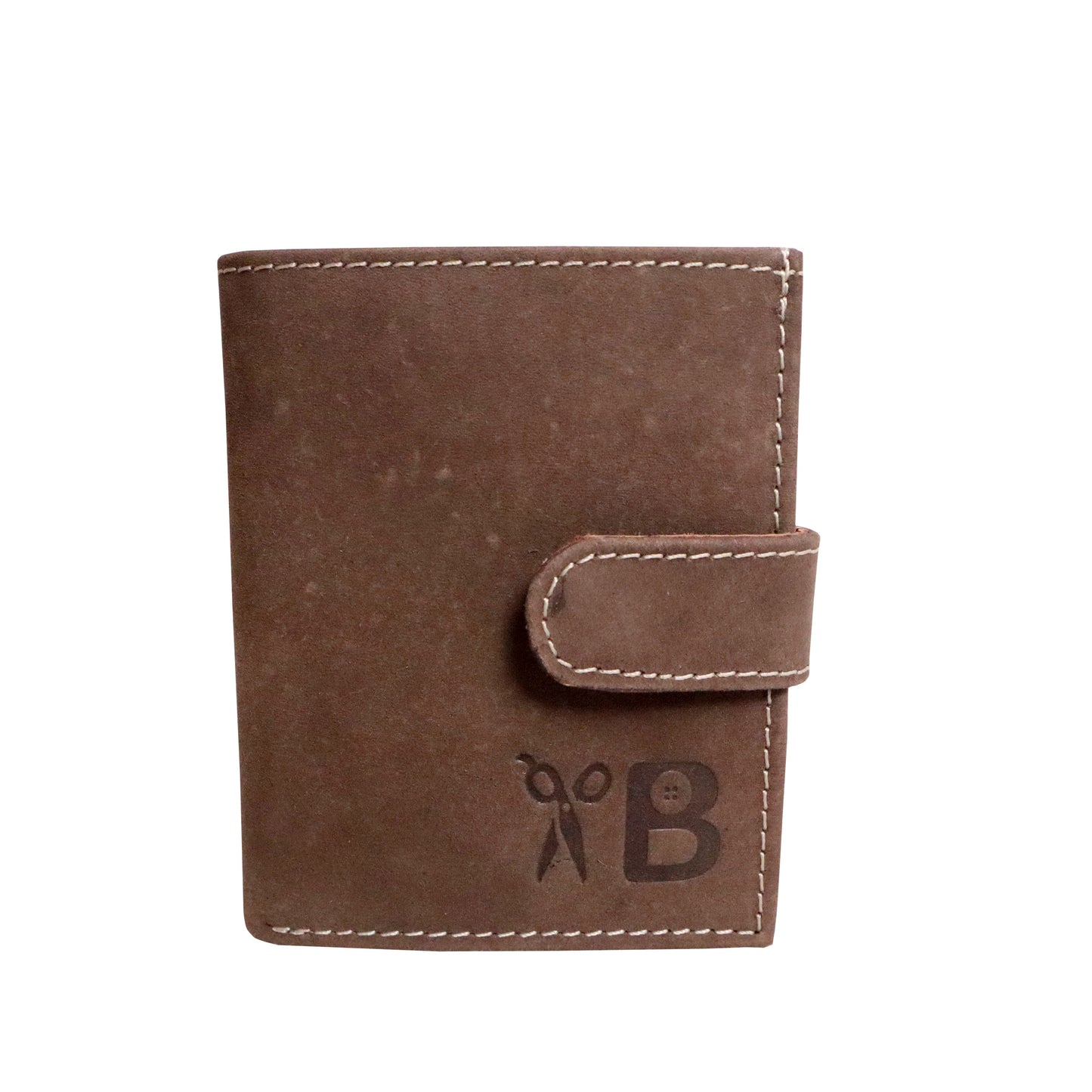 Grabbish Leather Wallet for Men | RFID Protected | Special Card Pop-up Feature | Wood Colour