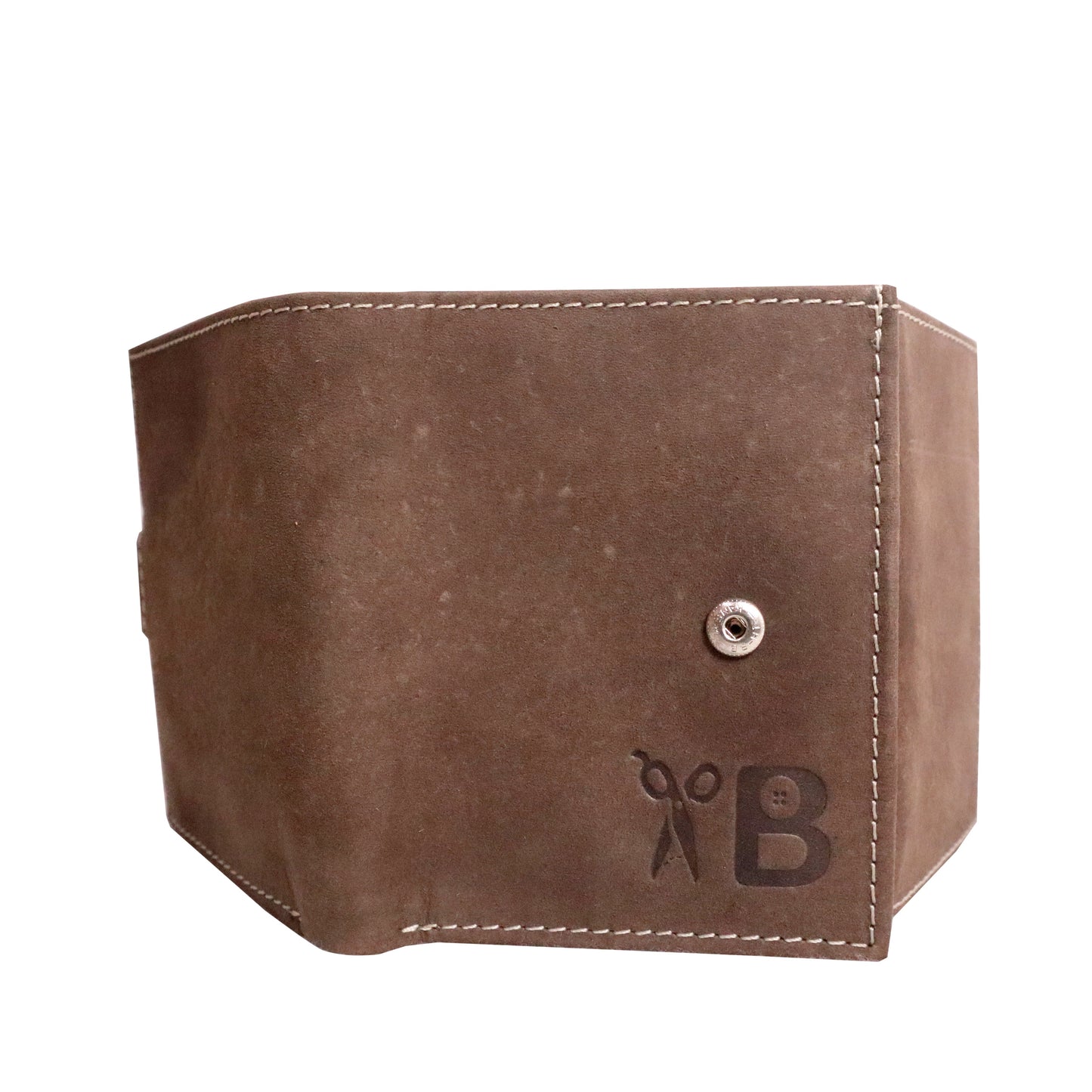 Grabbish Leather Wallet for Men | RFID Protected | Special Card Pop-up Feature | Wood Colour