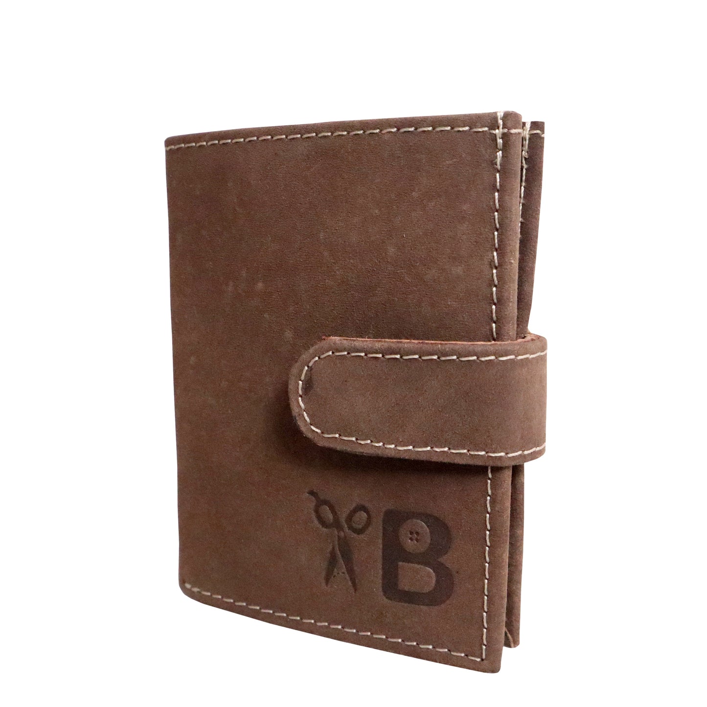 Grabbish Leather Wallet for Men | RFID Protected | Special Card Pop-up Feature | Wood Colour