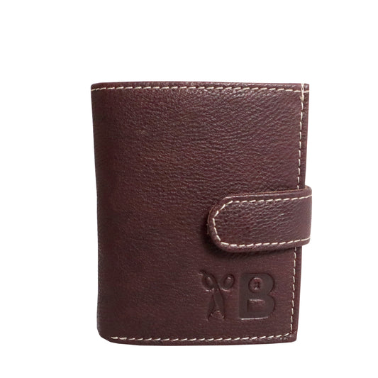 Grabbish Leather Wallet for Men | RFID Protected | Special Card Pop-up Feature | Brown Colour